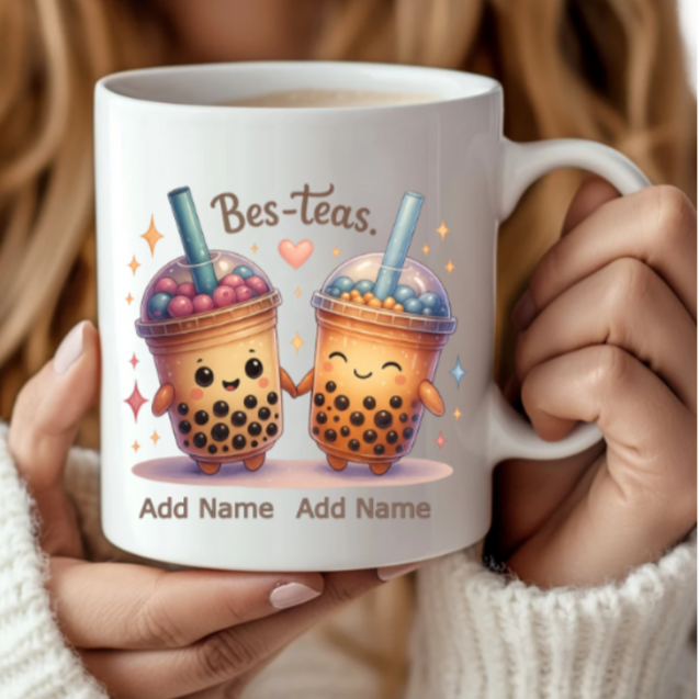 Best Friends Mug Friendship Gift Bes-tea Mug Gift for friend