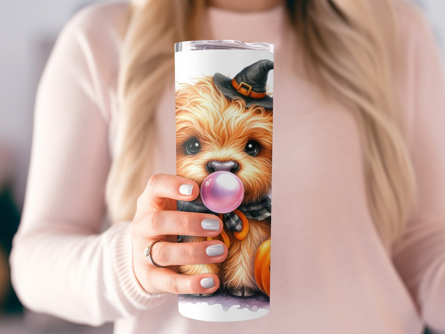Cute Yorkie Puppy Tumbler, Dog Lover Gift, Custom Pet Portrait Travel Mug, Insulated Drinkware, Animal Themed Accessories