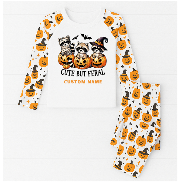 Children's Personalised Halloween Pyjamas