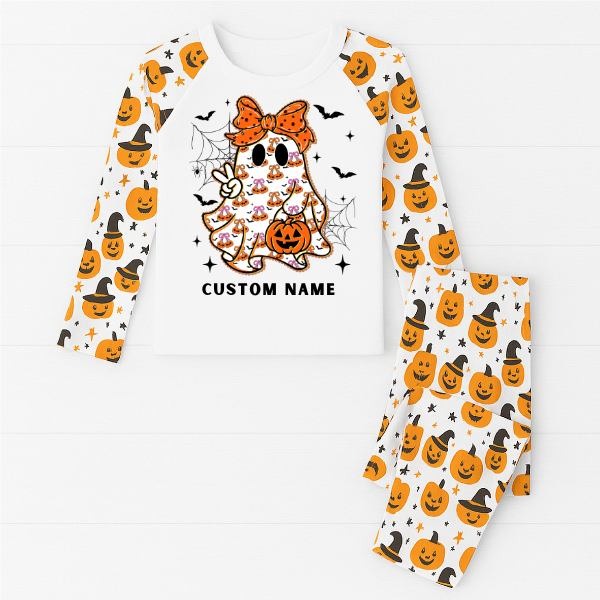 Children's Personalised Halloween Pyjamas