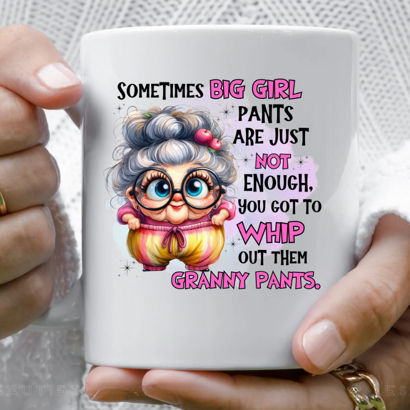 Funny Granny Pants Quote Coffee Mug product
