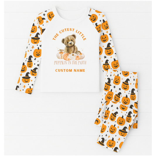 Children's Personalised Halloween Pyjamas